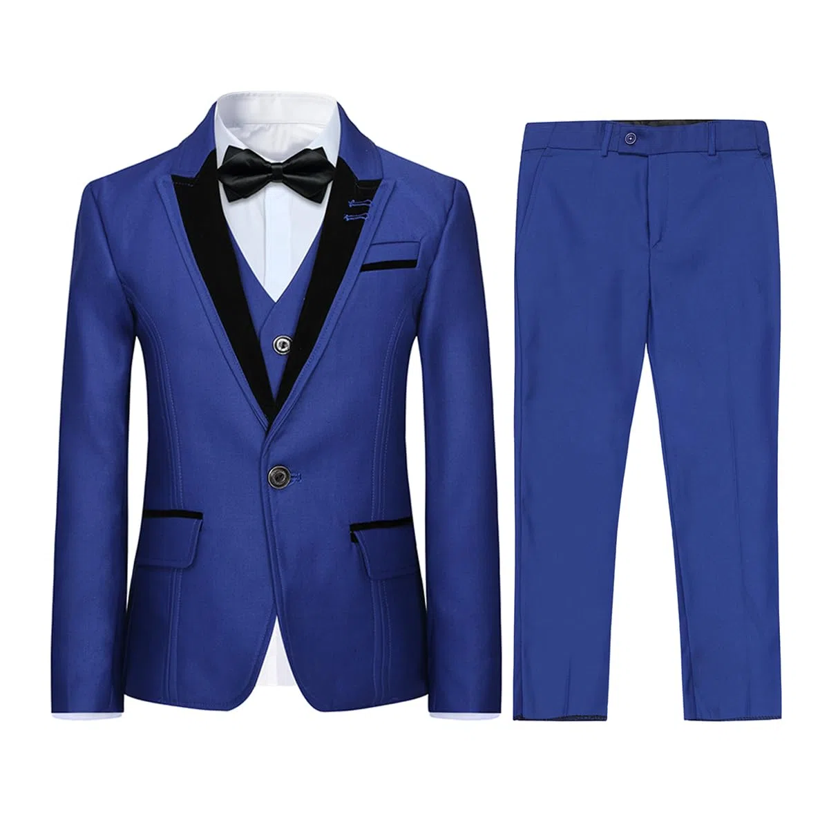 Sliktaa Abbigliamento Bambini e Ragazzi Abiti e Giacche 3 Pezzi Tute Scialle Bavero 6 Colori