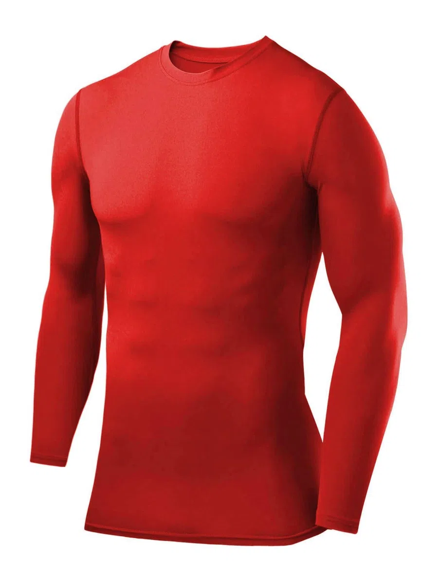Maglia da Uomo a Manica Lunga Girocollo a Compressione