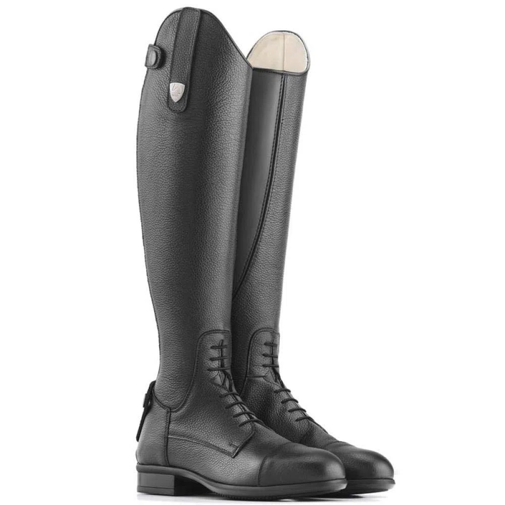 Stivali TATTINI Breton Close Contact in Pelle BOTTALATA con Lacci Anteriori