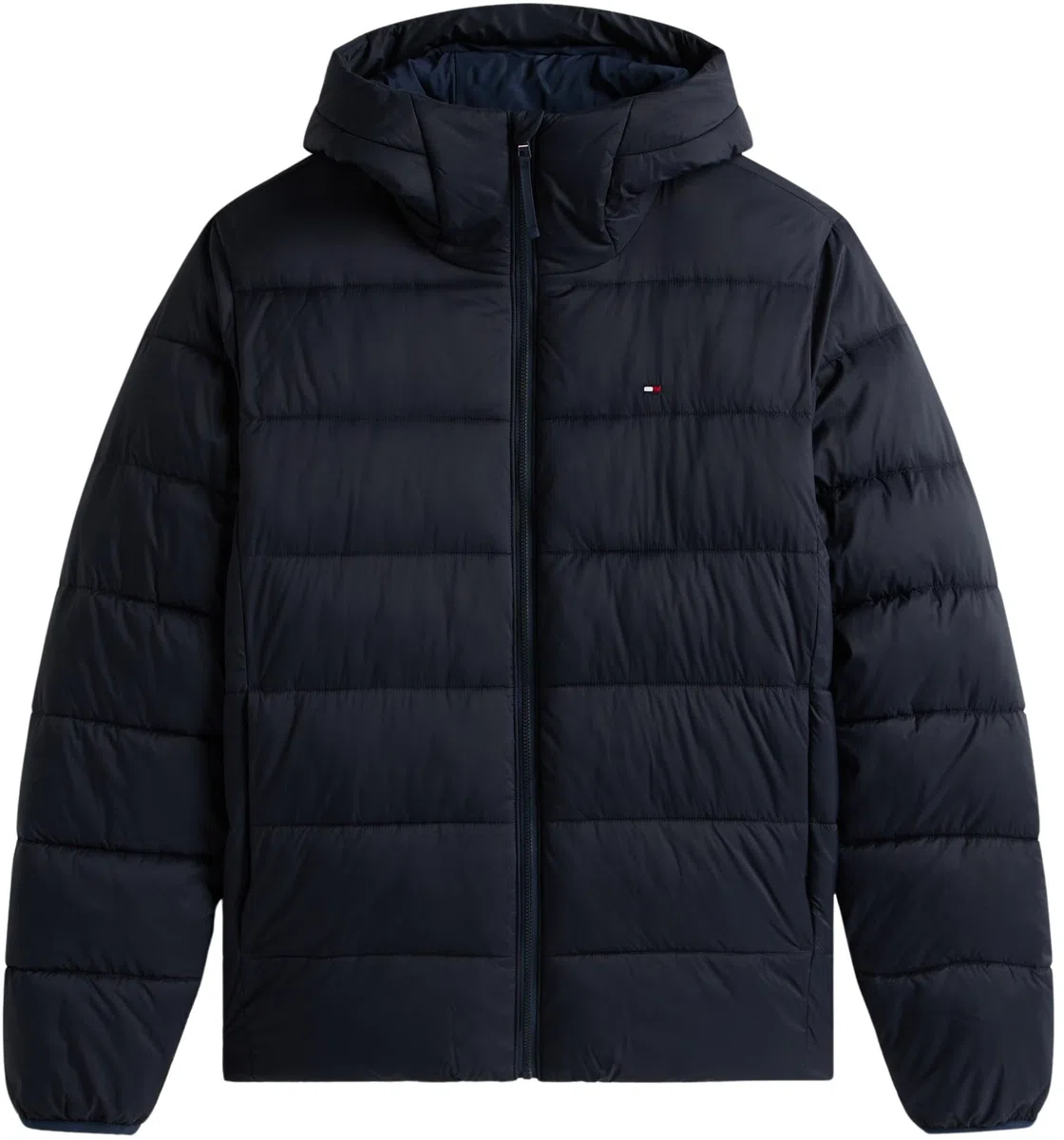 Tommy Hilfiger Uomo Giacca Trapuntata Mid Weight con Cappuccio