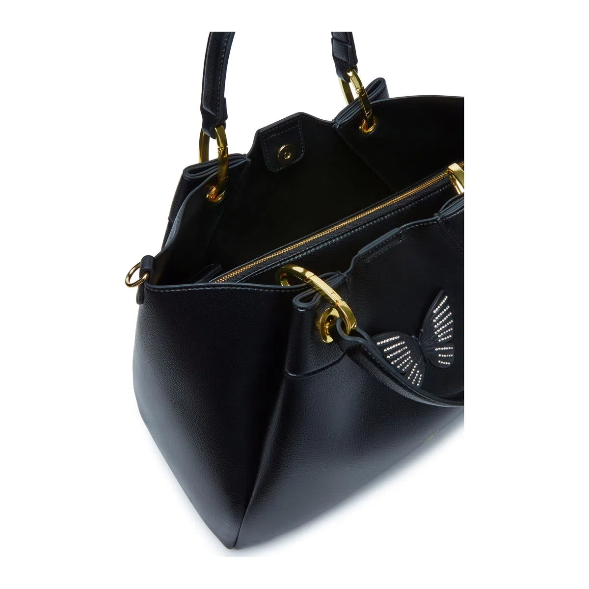 Braccialini Borsa Donna a Mano Linea Amy Grande con Farfalla