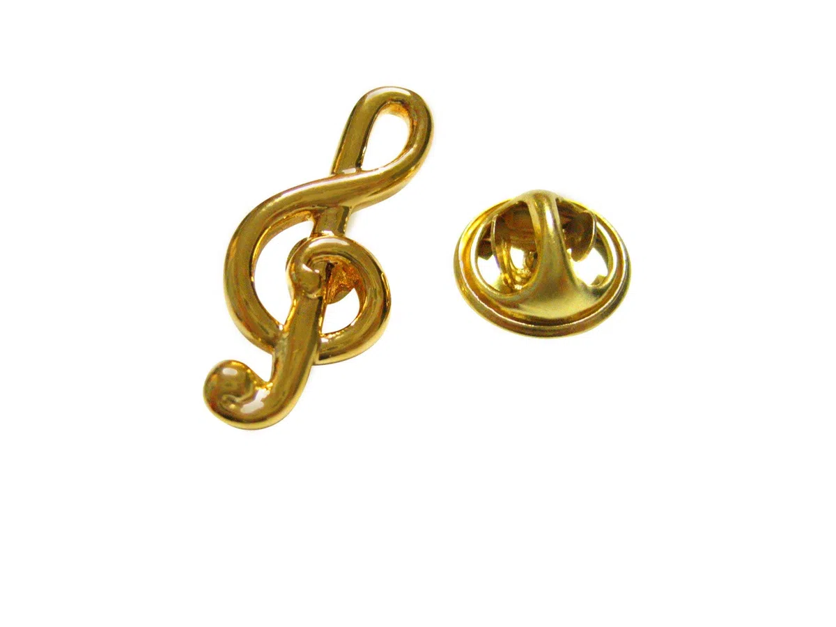 Spilla con chiave di violino e spilla da 5 pezzi