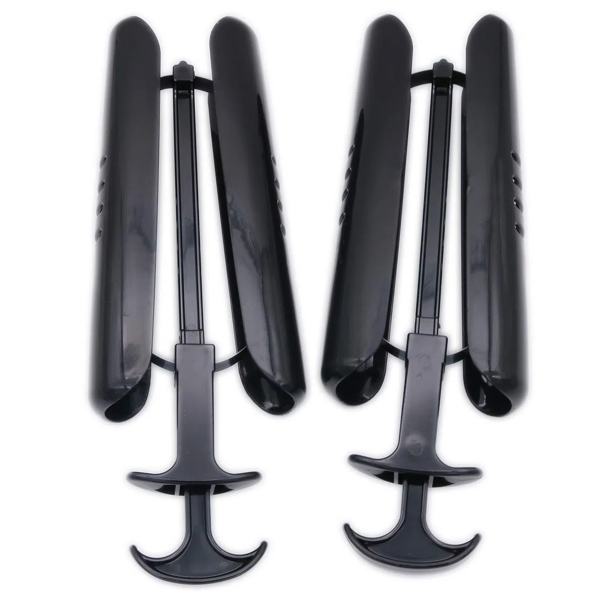 POFET 1 paio automatico nero Boot Shapers Stand Holder Shoe Tree Barella lungo
