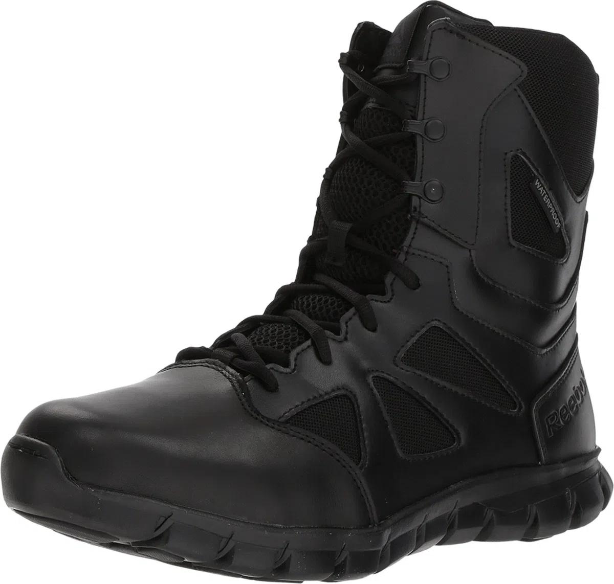 Reebok Men's Sublite Cushion Tactical RB8806 Military Boot, Black