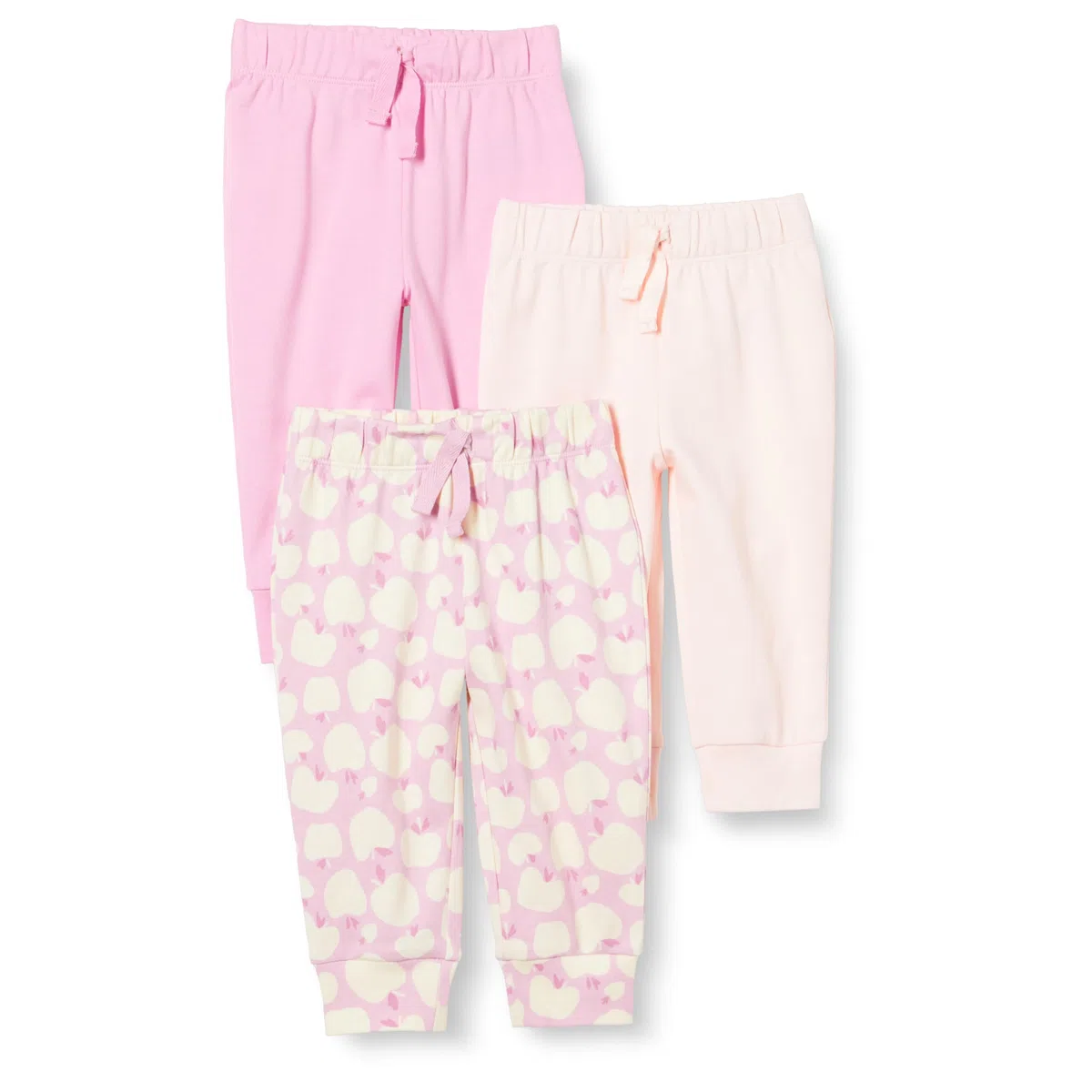 Amazon Essentials Bimba 0-24 Pantaloni Senza Chiusura in Cotone