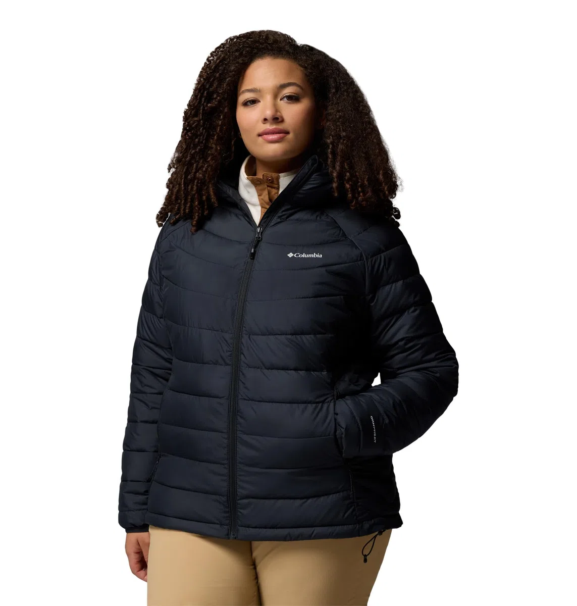 Columbia Powder Lite II Hooded Jacket, Piumino Con Cappuccio Donna