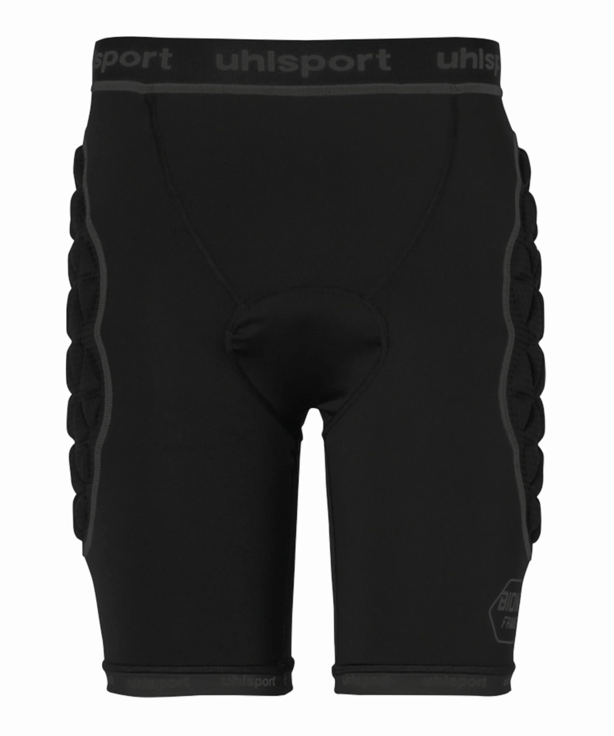 uhlsport - Uhlsport Bionikframe Padded Short Black Edition, uhlsport Bionikframe Padded Short Black Edition – Pantaloncini Imbottiti Protection per Uomo e Bambino, con Protezioni Unisex - Adulto