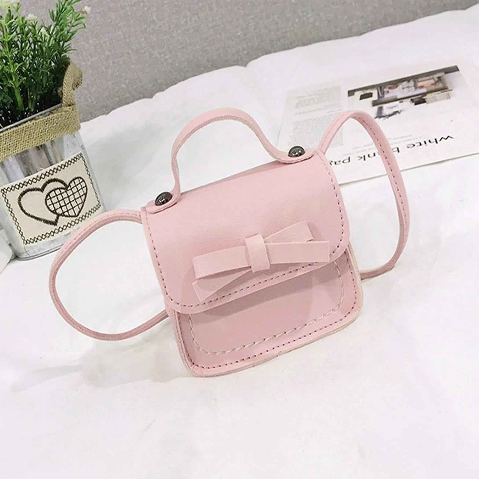 Borsa a Tracolla per Bambina, Borsa per Bambini, Borsa Piccola Borsa a Portafoglio, per Bambini Età Compresa tra 1 e 3 Anni, per Feste, Shopping, Fotografia, Performance