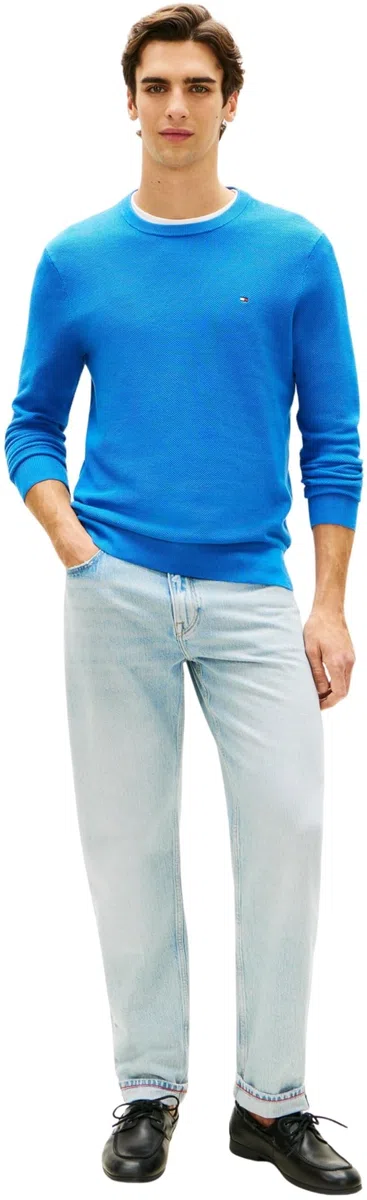 Tommy Hilfiger Essential Structure Crew Neck Mw0mw36347 Pullover Uomo