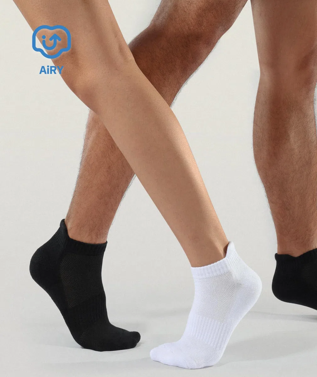 CLOSEMATE 7 Paia Calze Corte Calzini Sportive Uomo Donna Traspirante Cotonee in Spugna Corsa Crossfit