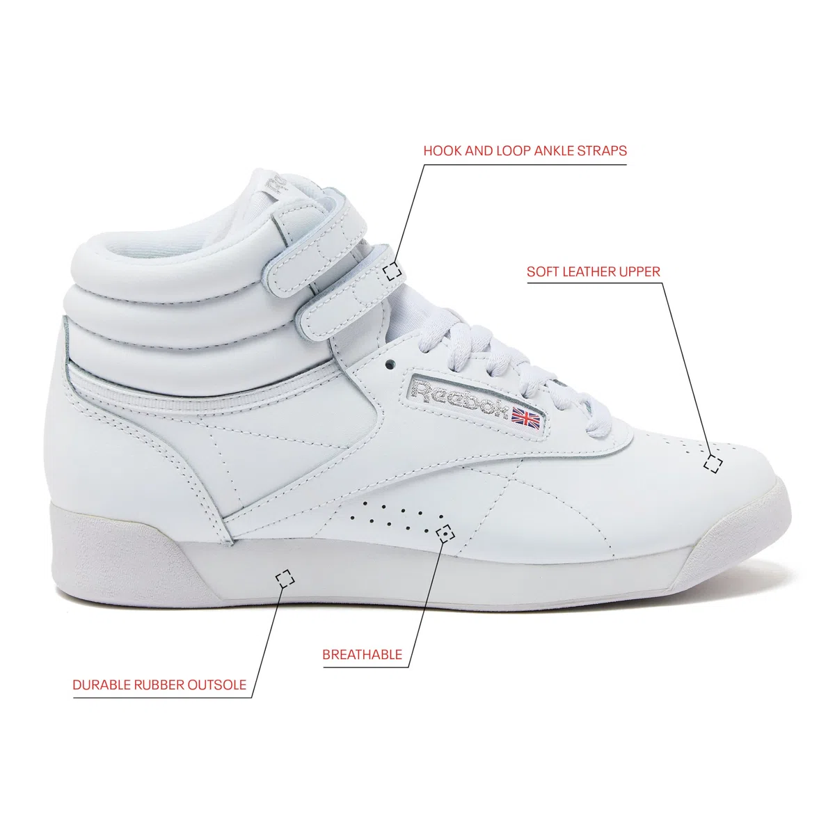 Reebok - Freestyle Hi, Sneakers da donna