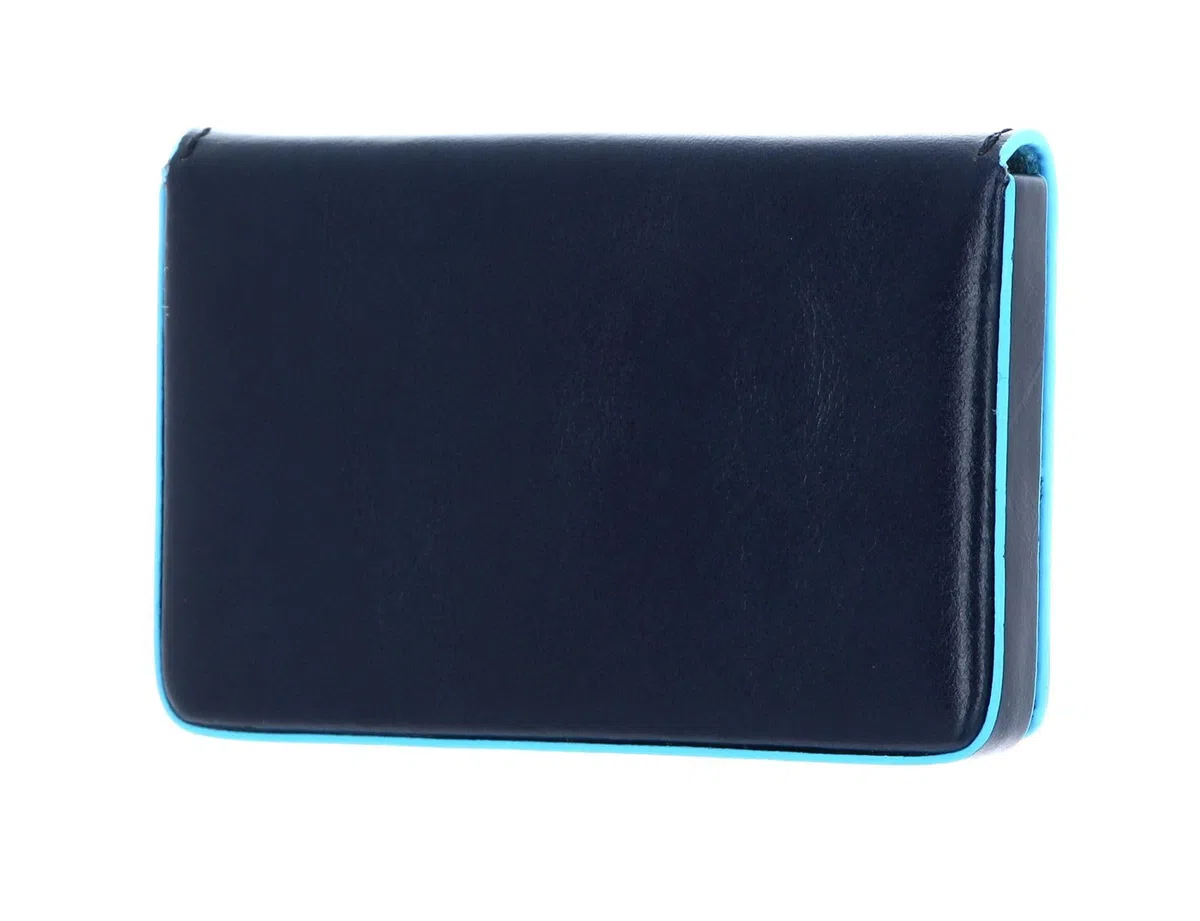 Piquadro PP1263B2 Porta Biglietti Da Visita, Collezione Blu Square, Blu