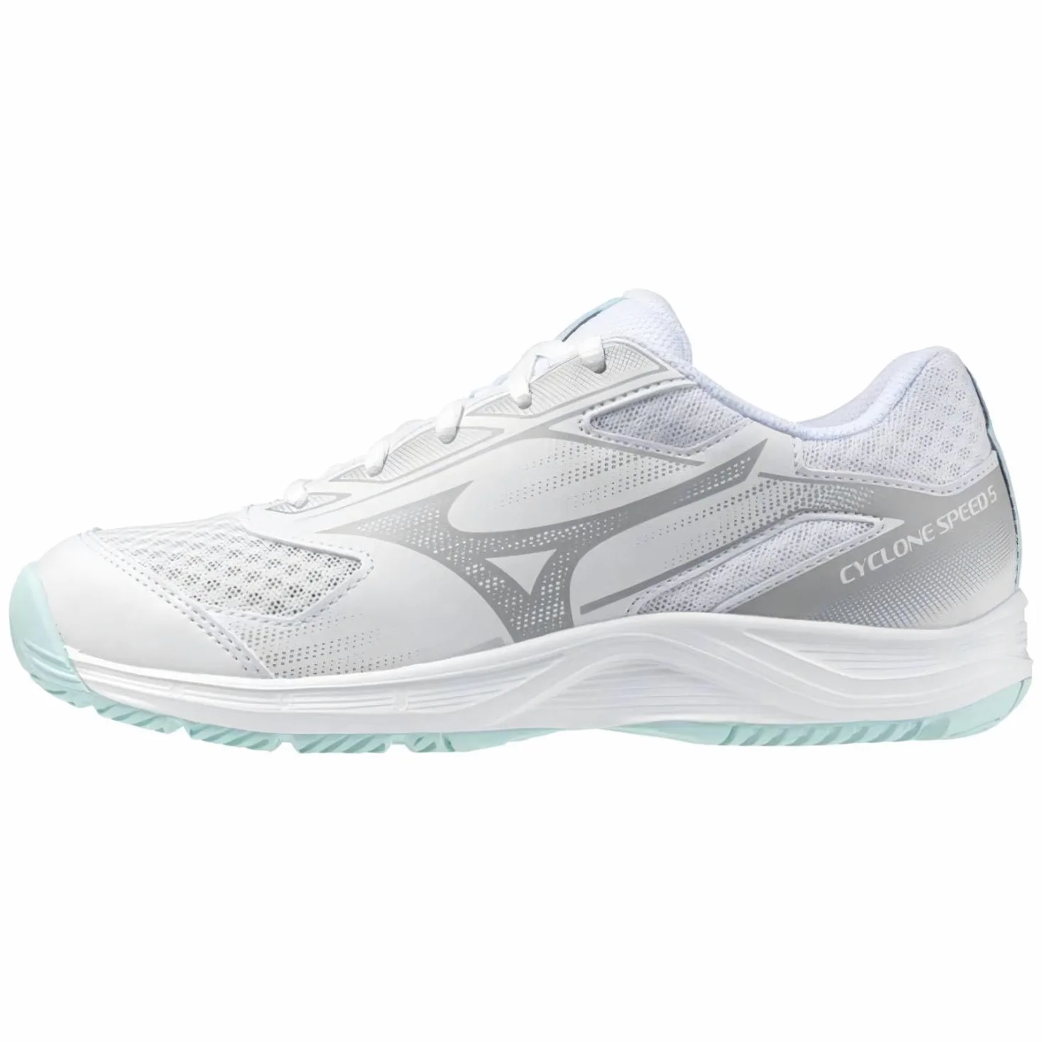 Mizuno Cyclone Speed 5 Scarpe da pallavolo da donna per interni, V1GA2580 45, colore: bianco