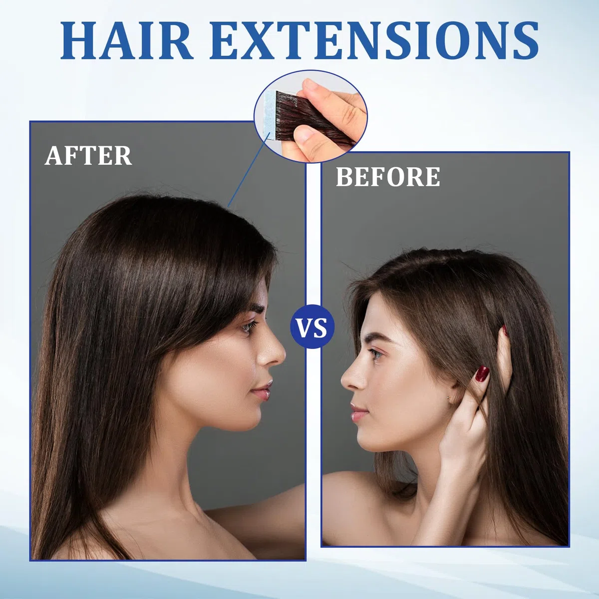 5 Rotolo Biadesivo Extension Capelli, Nastro Biadesivo per Extension Capelli, 0.8CM*3Yards Nastro adesivo per Estensioni Dei Capelli Alta Viscosità Impermeabile per Parrucche