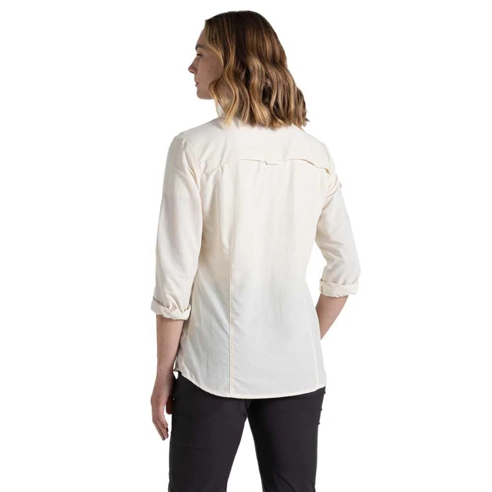 Craghoppers NosiLife Adventure Camicia da donna a maniche lunghe, resistente agli insetti