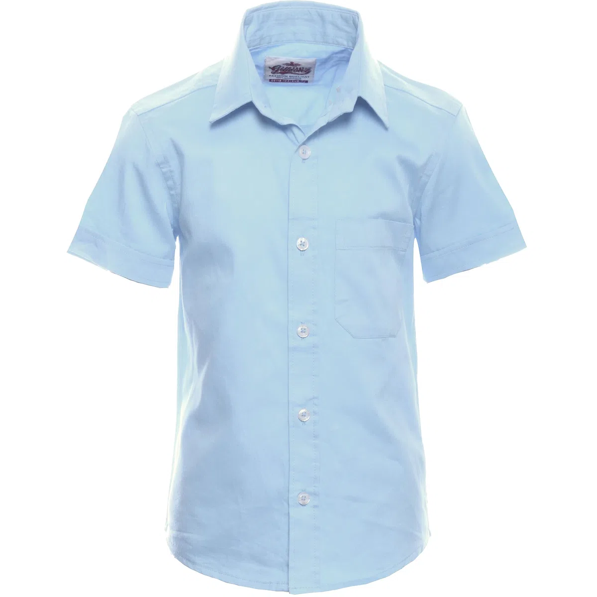 GILLSONZ DS72 - Camicia a maniche corte per bambini, 100% cotone