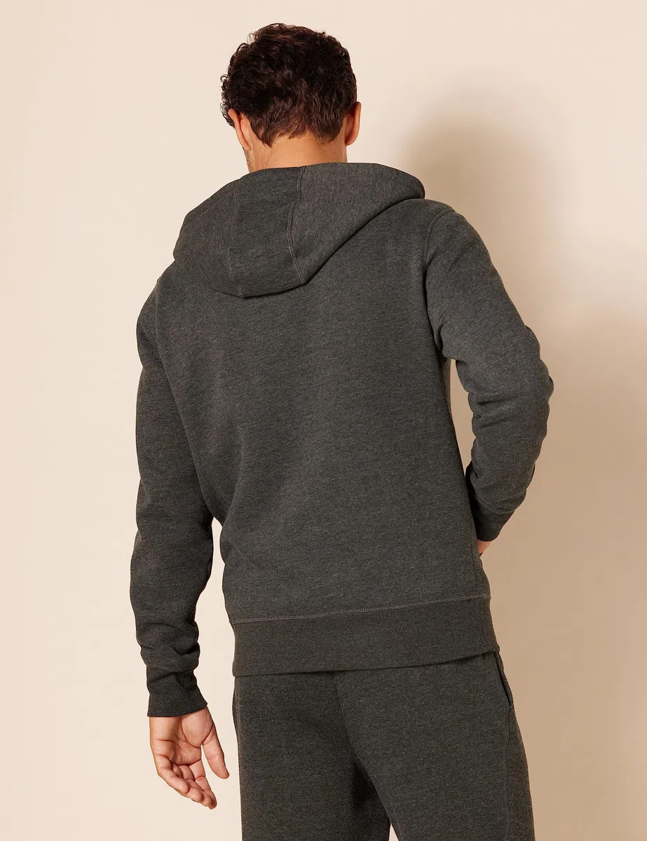 Amazon Essentials Uomo Felpa con Cappuccio e Cerniera Integrale in Pile (Disponibile nelle Taglie Big & Tall)