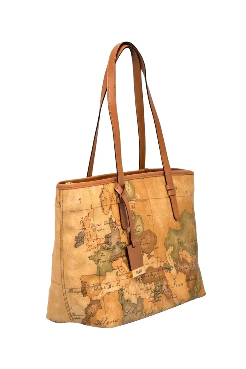ALVIERO MARTINI DONNA Borsa Geo Classic Media Naturale Mod. D006 6000