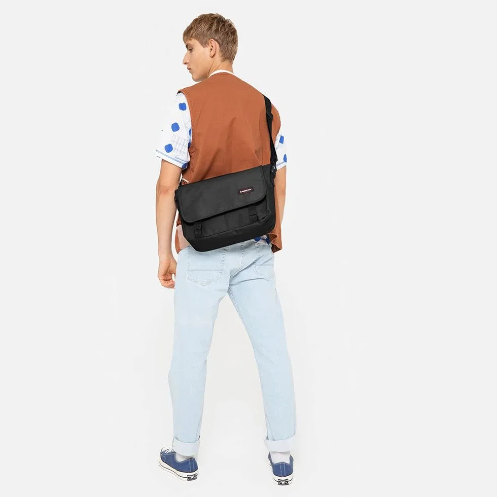 EASTPAK JR Borsa a Tracolla, 11.5 L - Black (Nero)
