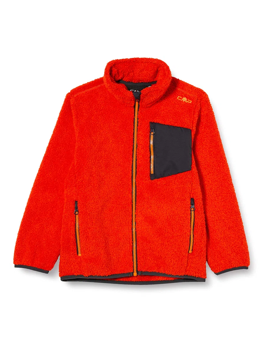 CMP Giacca In Pile Highloft Melange Da Bambini Giacca Bambini e ragazzi