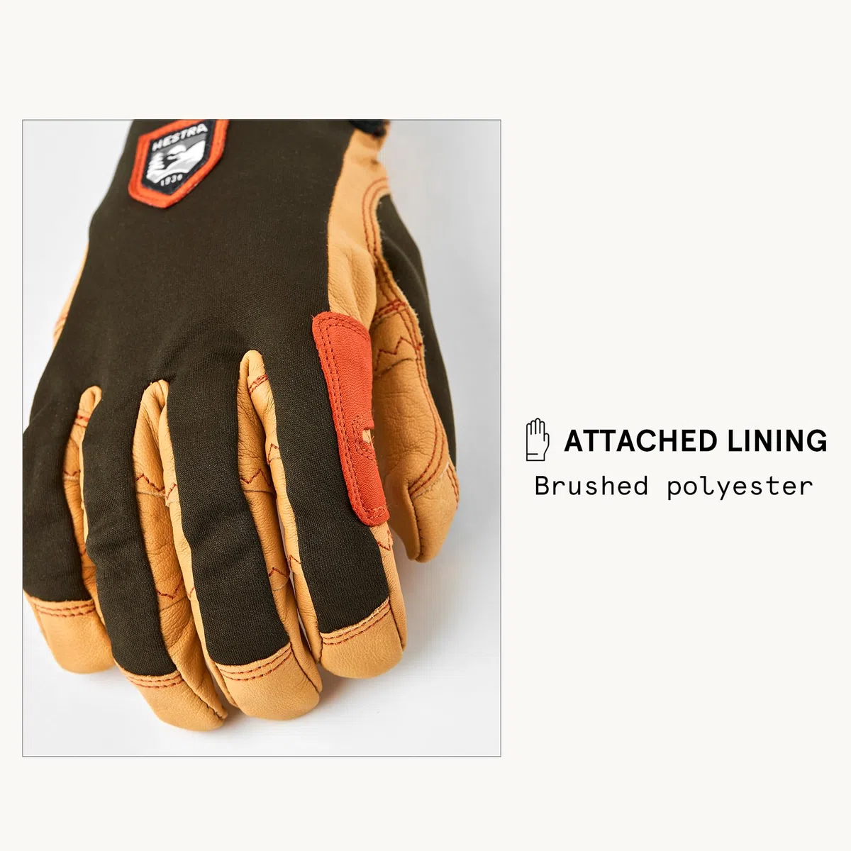Hestra Ergo Grip Active - Guanti da Sci a 5 Dita, con Fodera per Autunno e Inverno