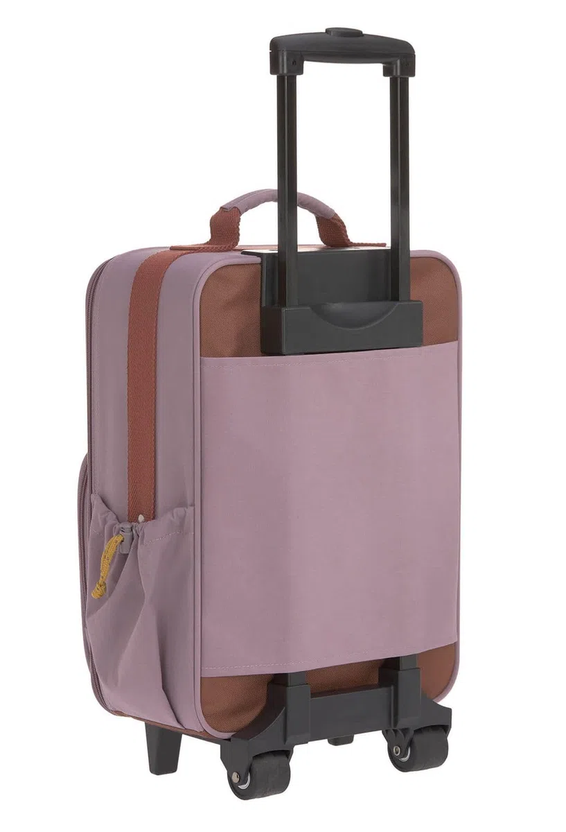 LÄSSIG Valigetta da viaggio per bambini con asta telescopica e ruote per bagaglio a mano/Trolley per bambini
