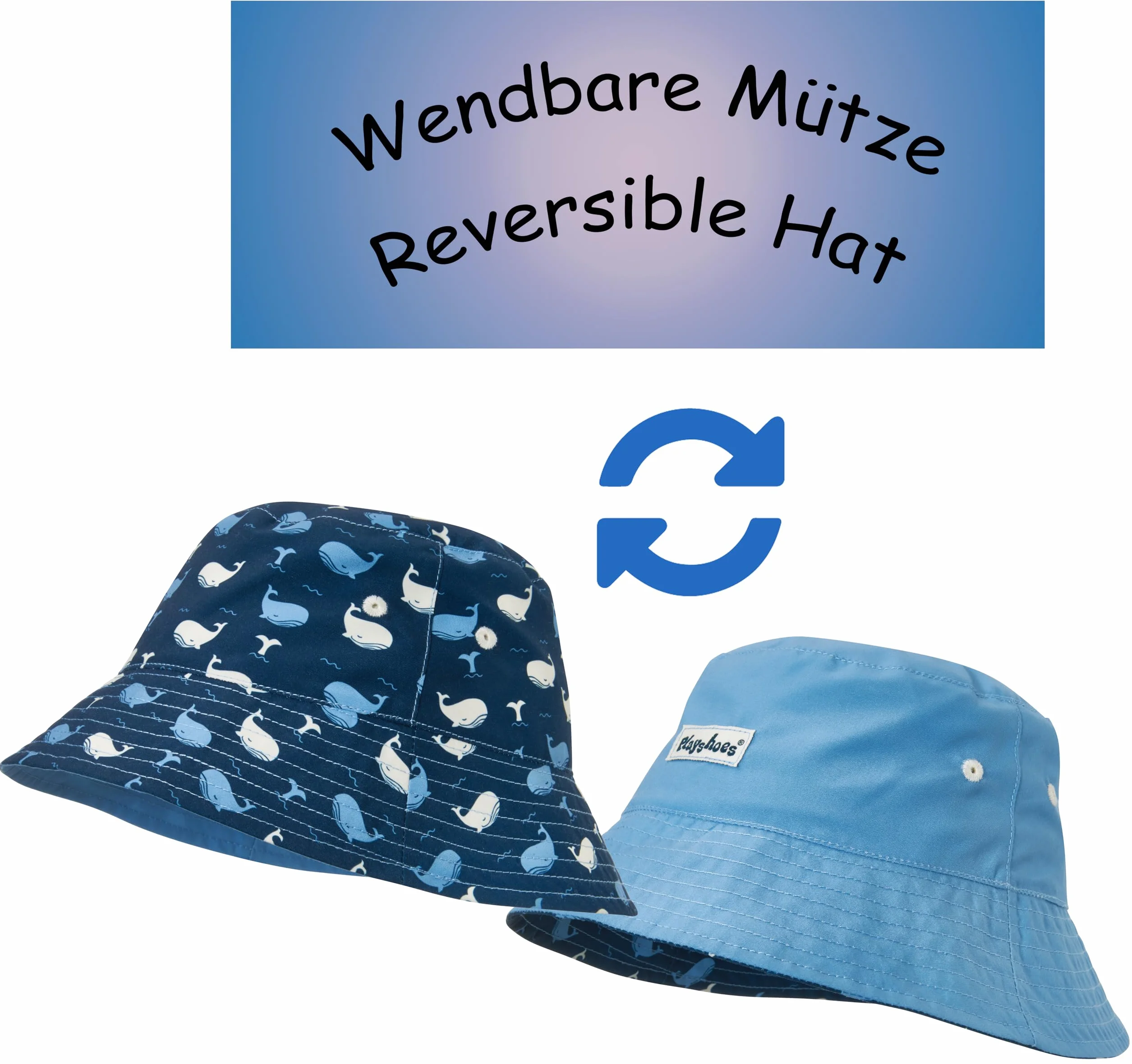 Playshoes - Cuffia da Bagno, Cappello da Sole Unisex - Bambini e Ragazzi