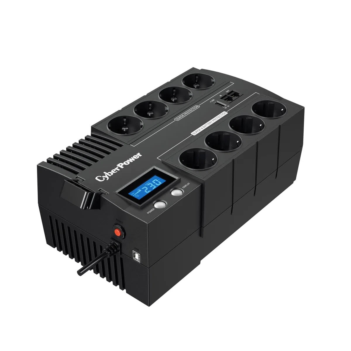 CYBERPOWER BR700ELCD SISTEMA DE ALIMENTACIÓN ININTERRUMPIDA (UPS) LÍNEA INTERACTIVA 0,7 KVA 420 W 8 SALIDAS AC