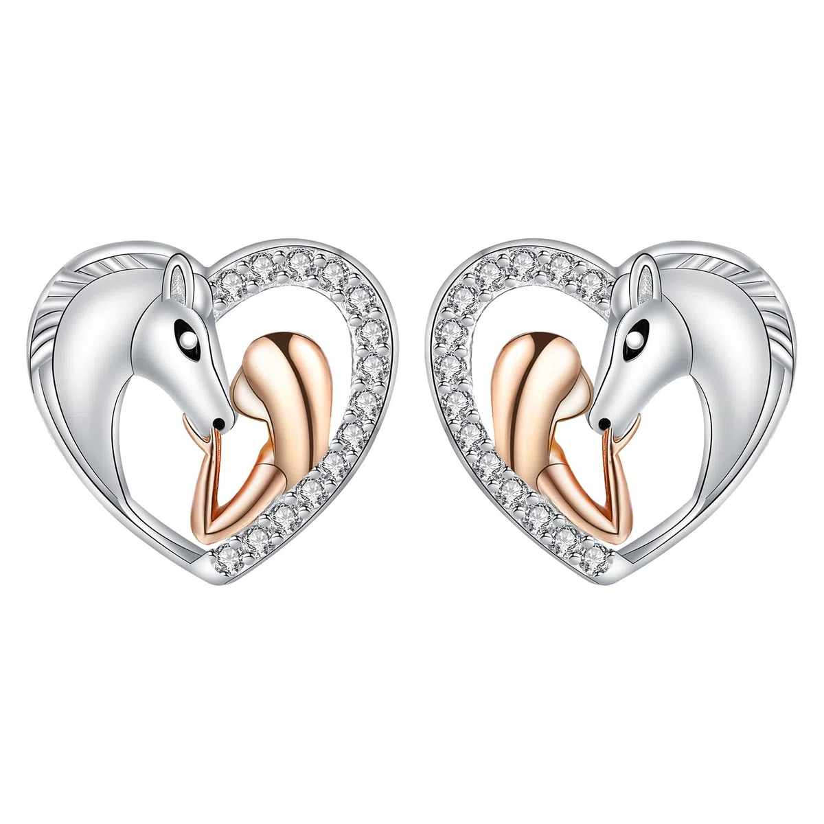 Orecchini Anallergici Donna Argento 925 Orecchini Animali Serie - Gioiello Elegante Regalo Perfetto per Doni Speciali