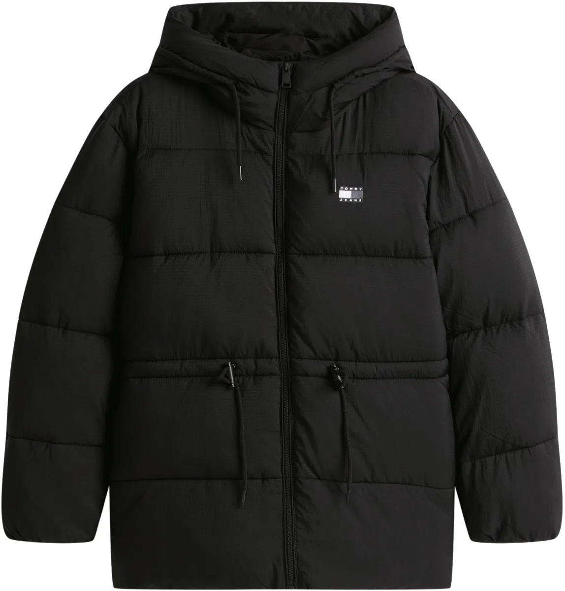 Tommy Jeans Tjw Hooded Midi Puffer Jacket Dw0dw21626 Piumino Donna (Pacco da 1)