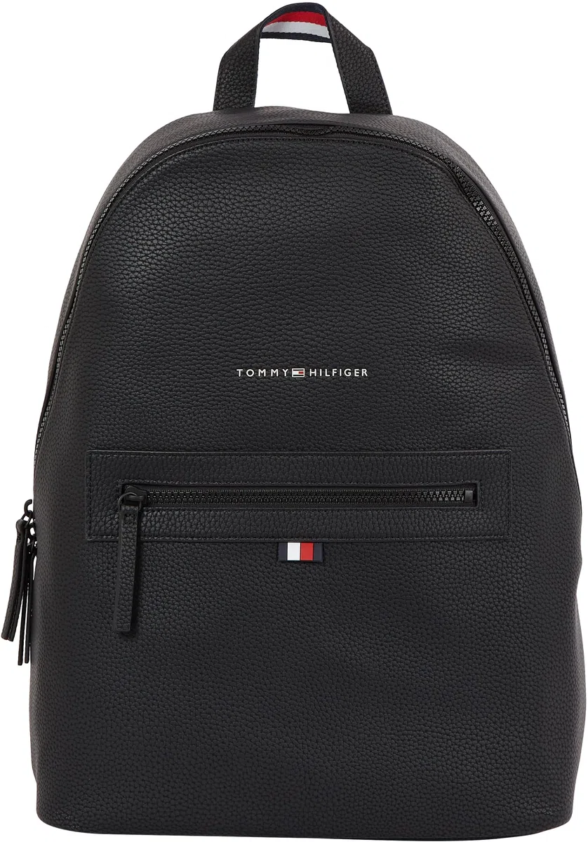 Tommy Hilfiger Uomo Zaino Essential PU Backpack Bagaglio a Mano