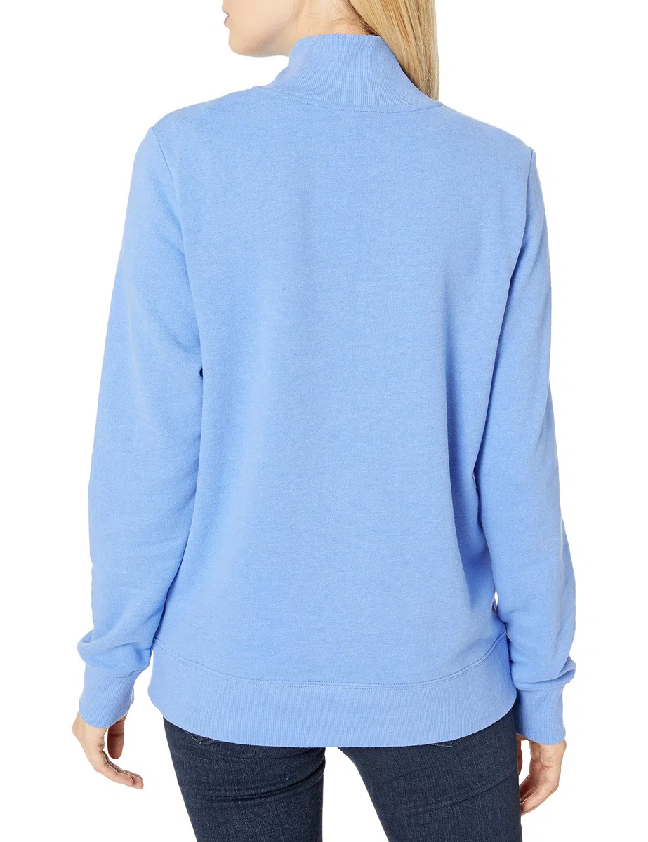 Amazon Essentials Maglione a Maniche Lunghe in Pile con Cerniera a un Quarto (Disponibile in Taglie Forti) Donna