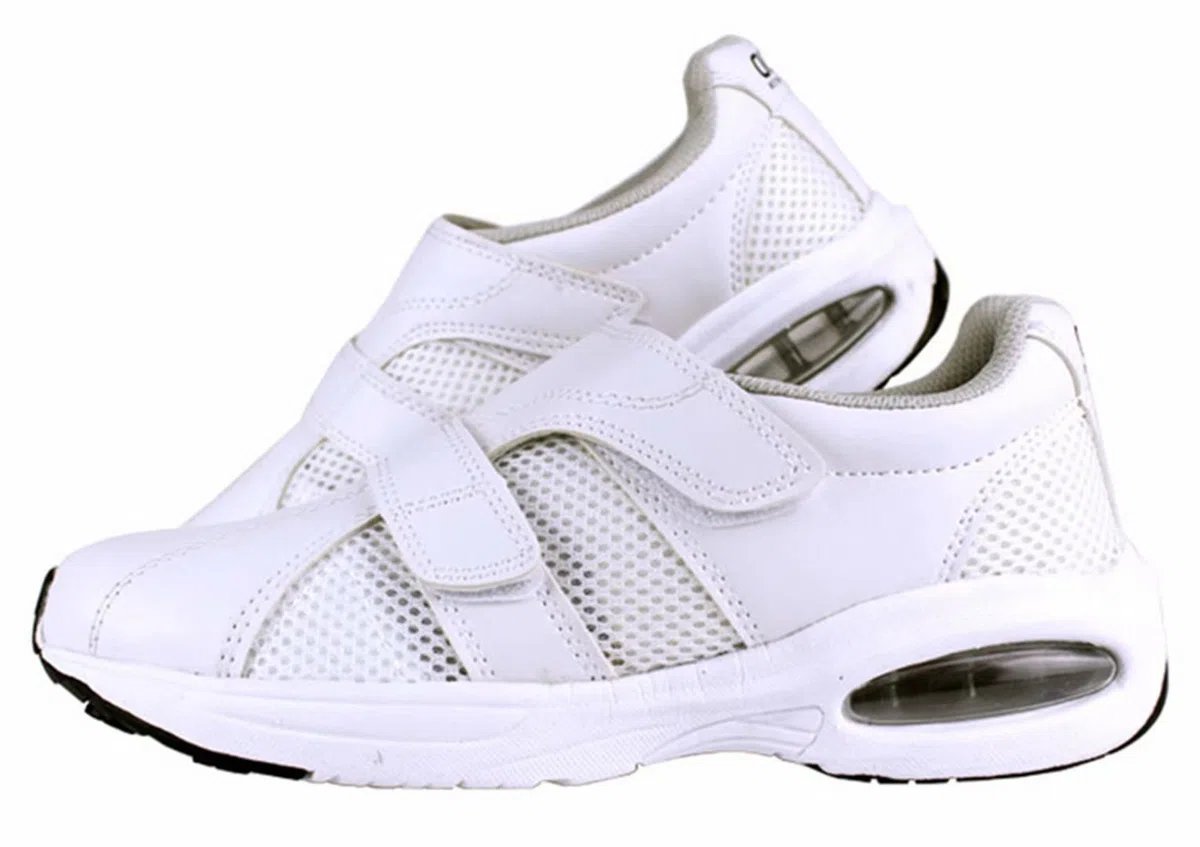 DDTX Scarpe Infermiere Uomo Donna Scarpe da Ospedale Antiscivolo Leggero e Traspirante Comodo Bianco