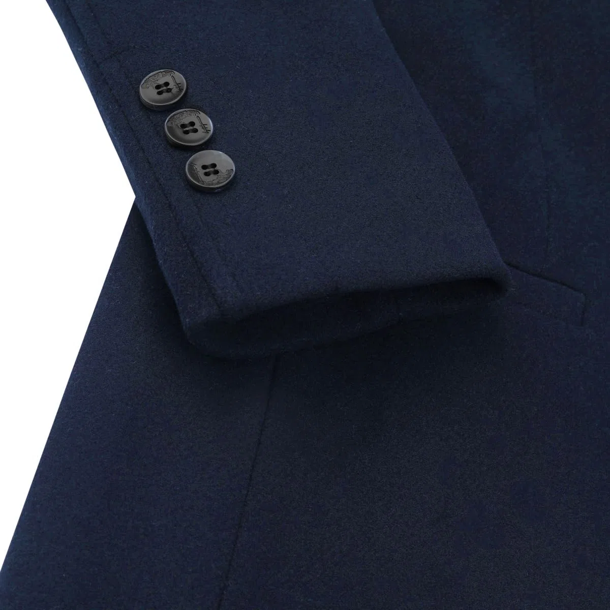 Allthemen Cappotto da Uomo con Colletto a Bottone Coat Casual Outerwear Caldo e Spesso per Inverno Coat
