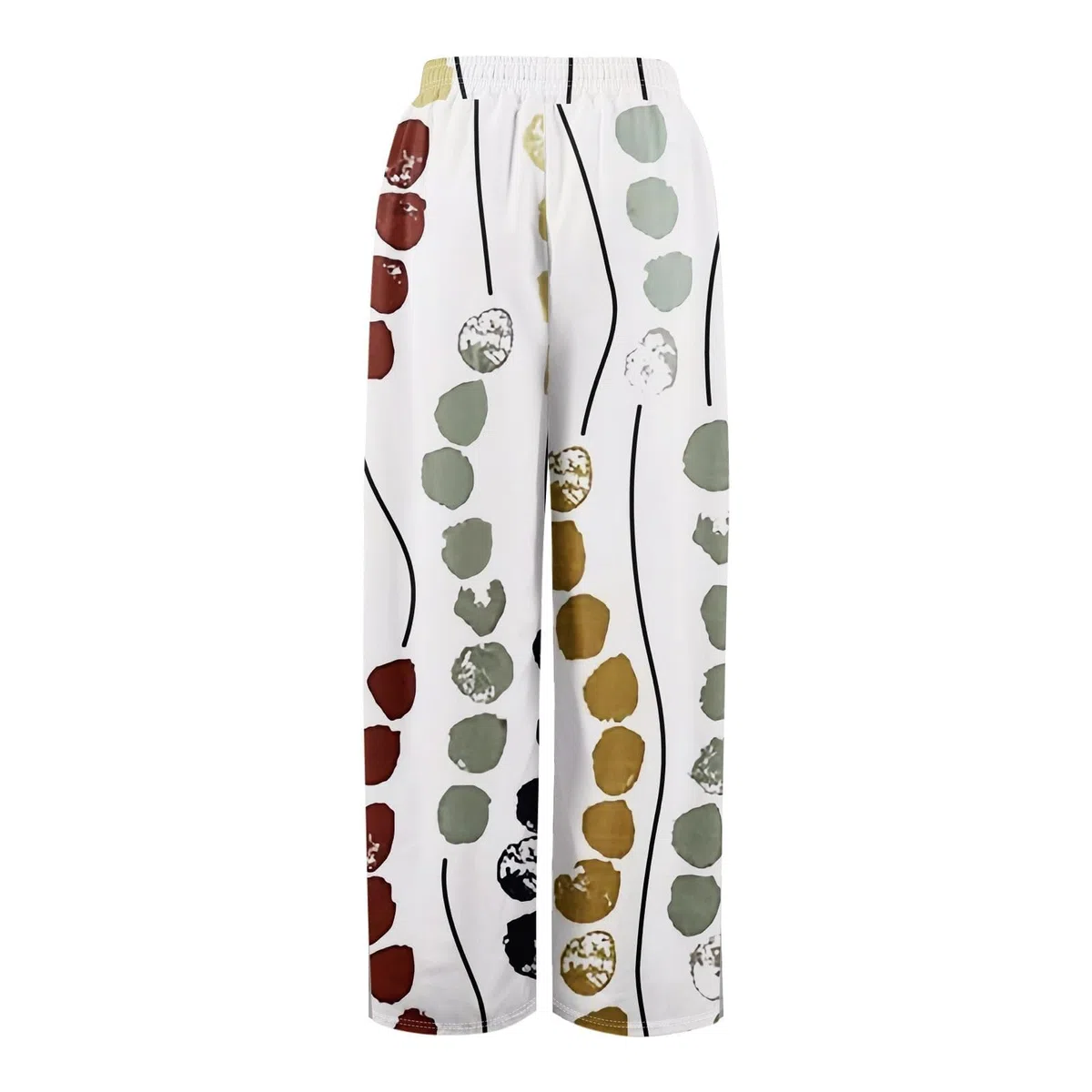 Petite - Pantaloncini da spiaggia a vita alta, a gamba larga, da donna, estivi, in morbido misto lino, per passeggiate in resort e mare
