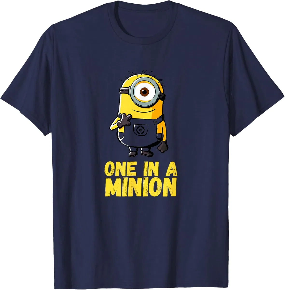Despicable Me Minions Carl Transparent Trousers in A Minion Maglietta