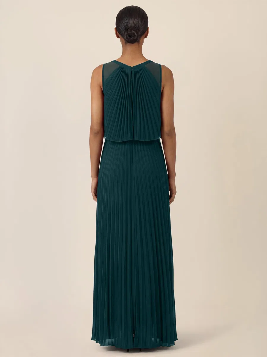 Apart Fashion Abito da Sera Lungo in Chiffon