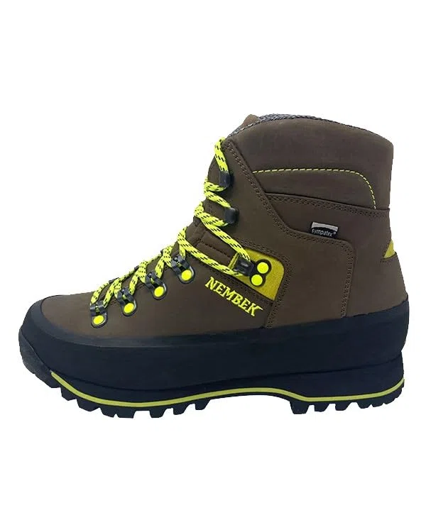 Nembek 300L Scarponi da Caccia e Trekking, Impermeabili, Pelle Nabuk, Lacci Rinforzati