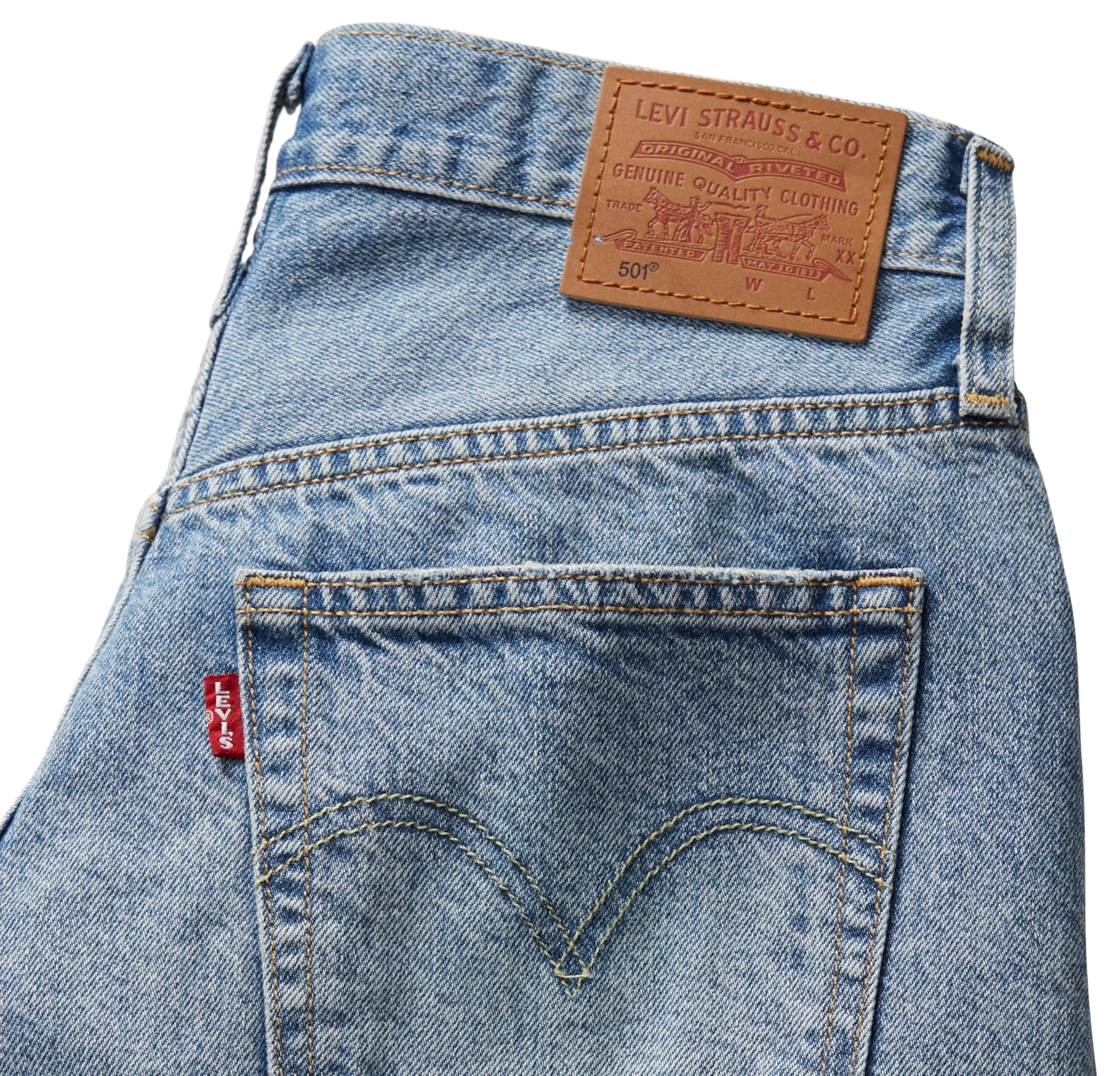 Levi's Donna 501 Mid Thigh Lightweight Pantaloncini