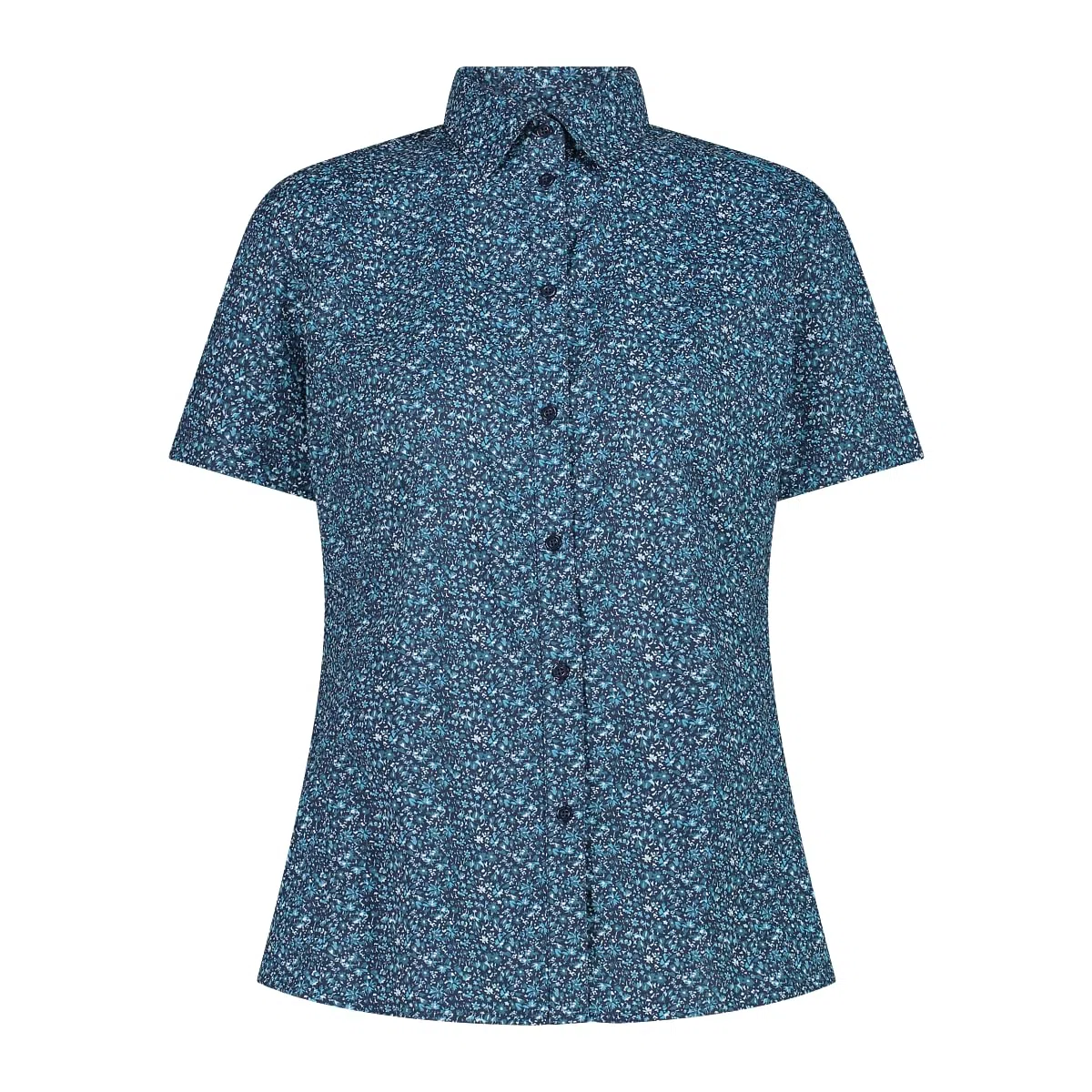 CMP Camicia Outdoor Fantasia Check a Maniche Corte da Donna, 34S6166
