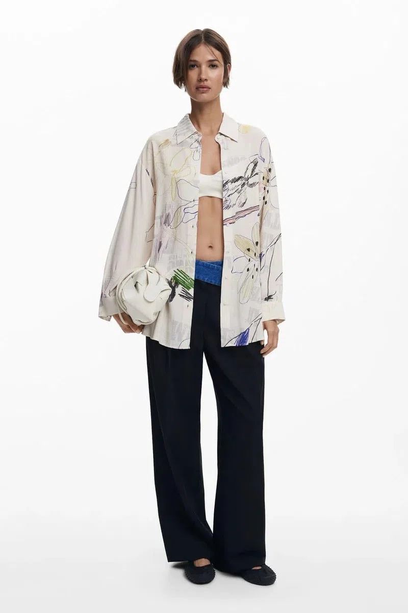 Desigual 25wwcw14 Blouse Donna (Pacco da 1)