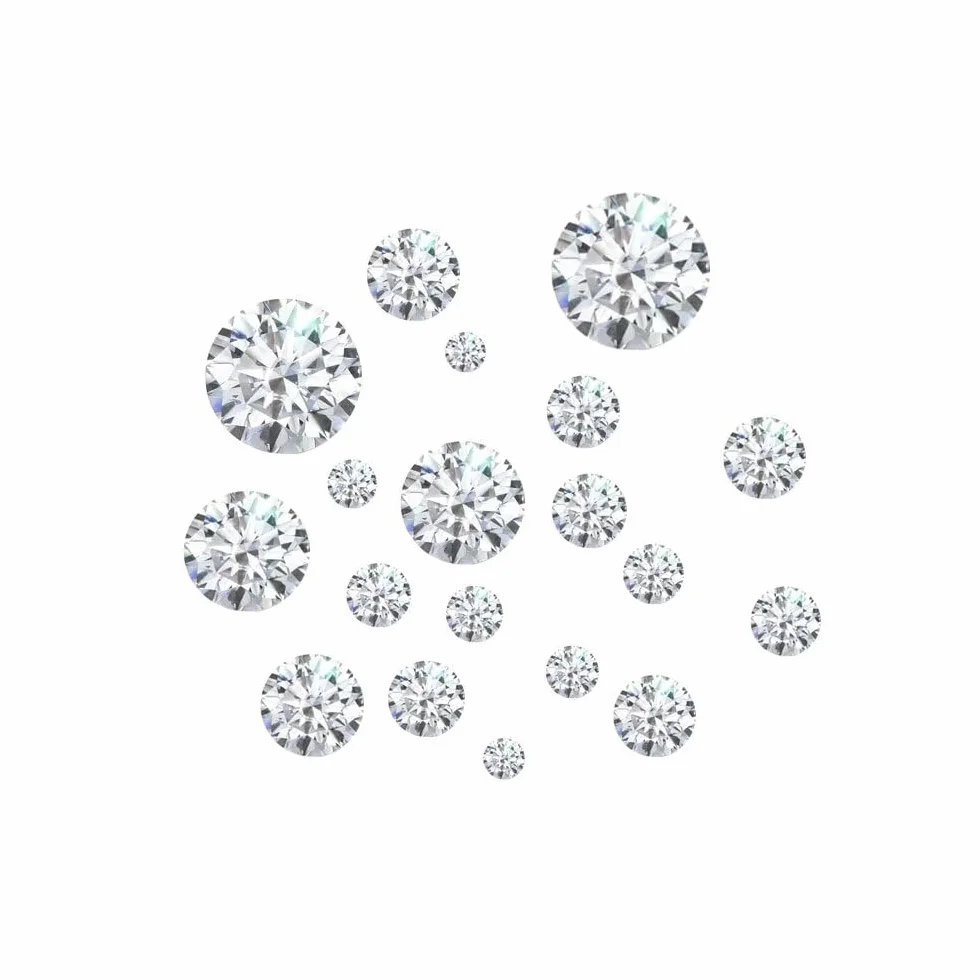 Moissanite da 0,7 a 12 mm