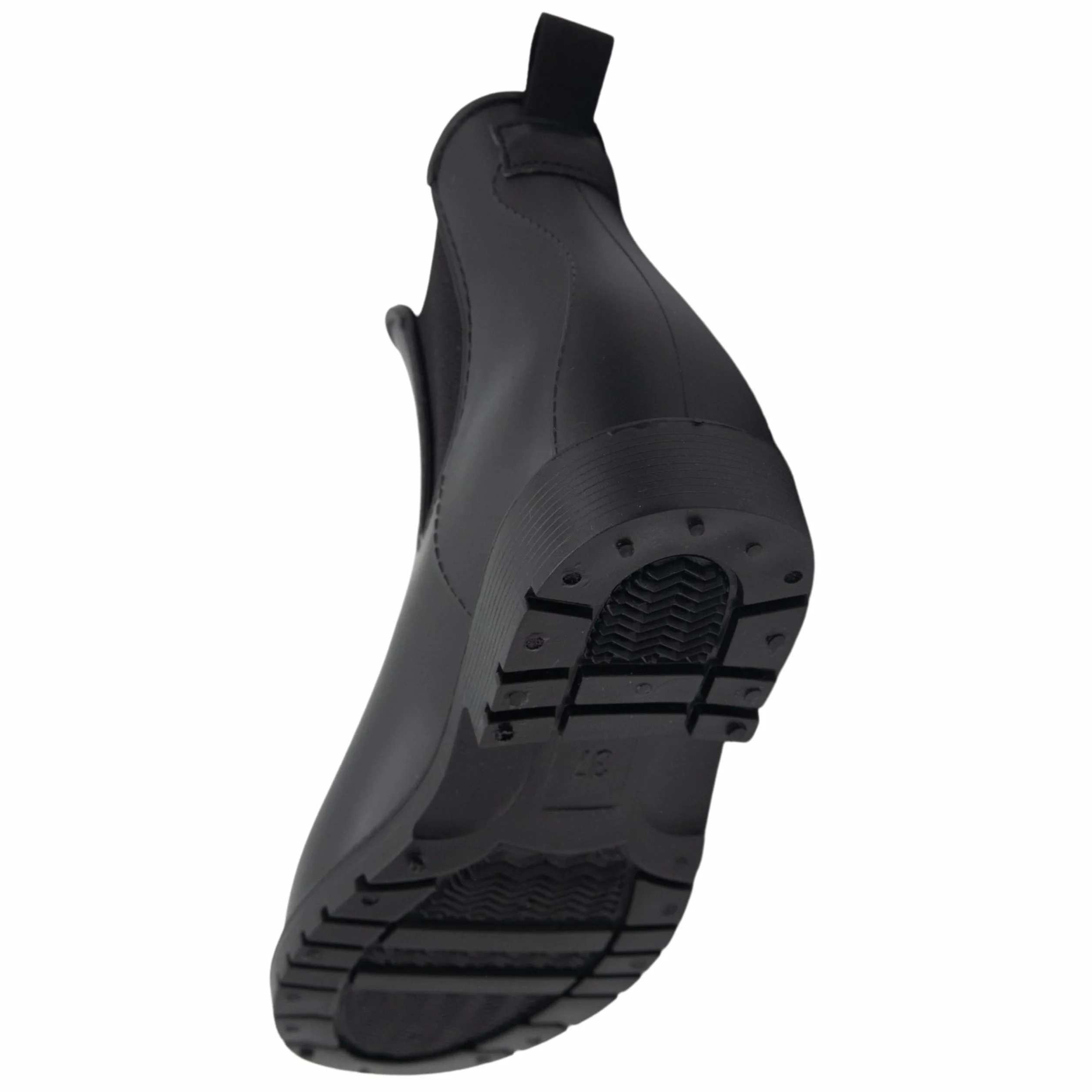 PFIFF Stivaletti Jodhpur in PVC con fodera interna, stivali invernali foderati, neri, per bambini e donne, 29-42