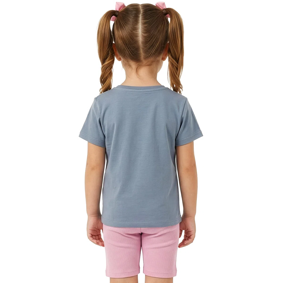 Miraculous T Shirt Bambina e Pantaloncini Ragazza, Completo 2 Pezzi Ladybug con Dettaglio Glitter, Abbigliamento Bambina Estivo