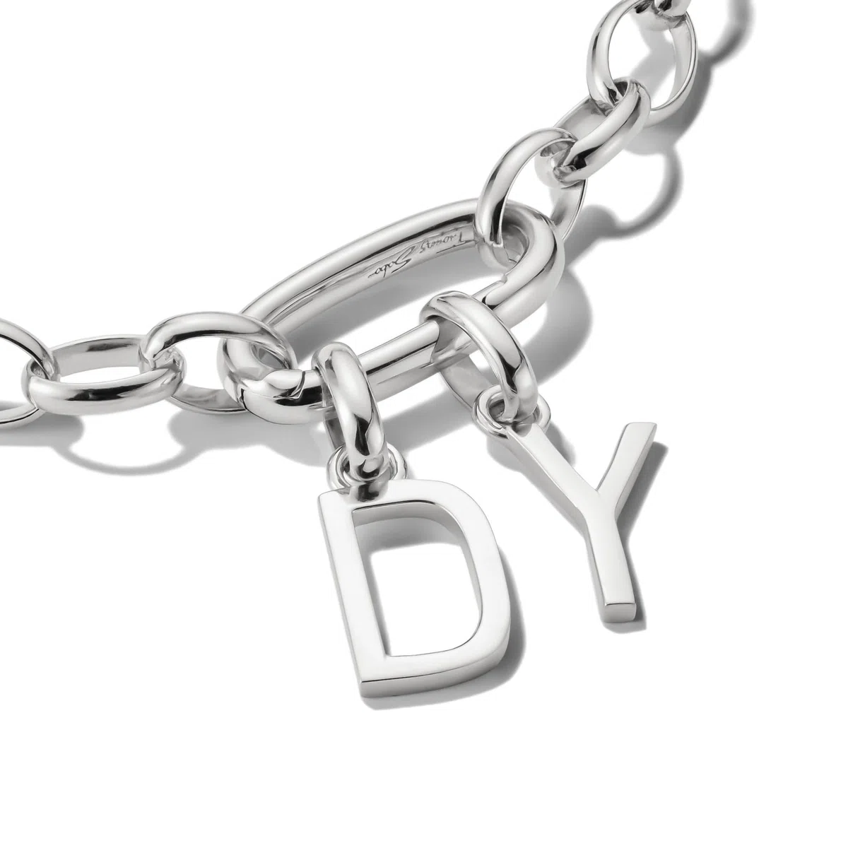 Thomas Sabo Charm Club Connect CC1210-001-21 - Ciondolo a forma di lettera D, in argento 925 riciclato