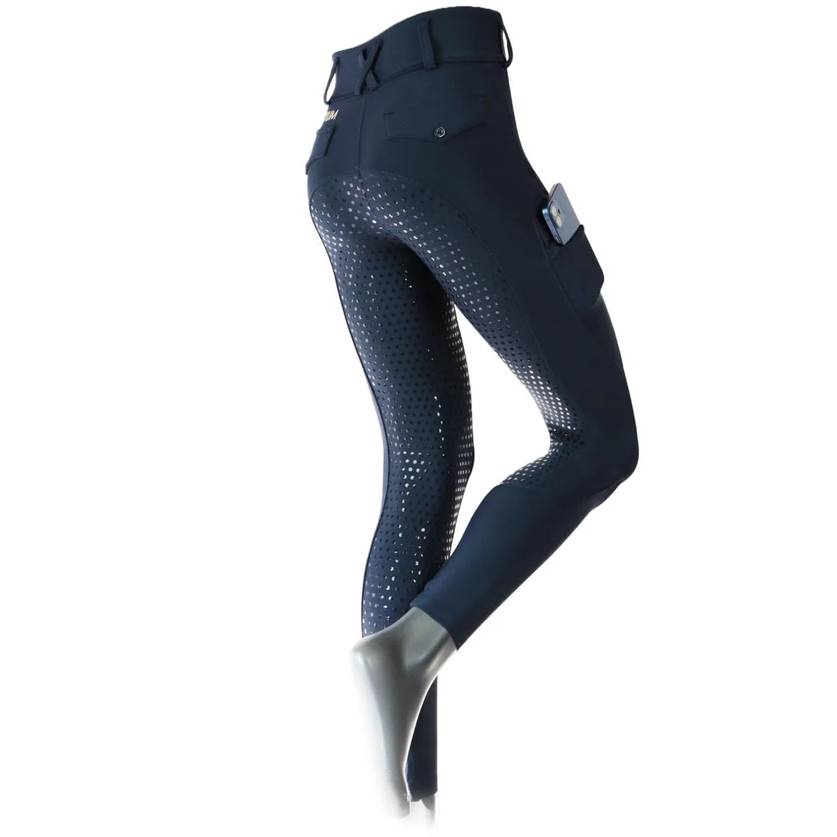 Leggings da Equitazione Demetra Donna, Alta qualità, Materiali Elastici e Resistenti, Full Grip, Confortevoli e Efficienti, Design Italiano