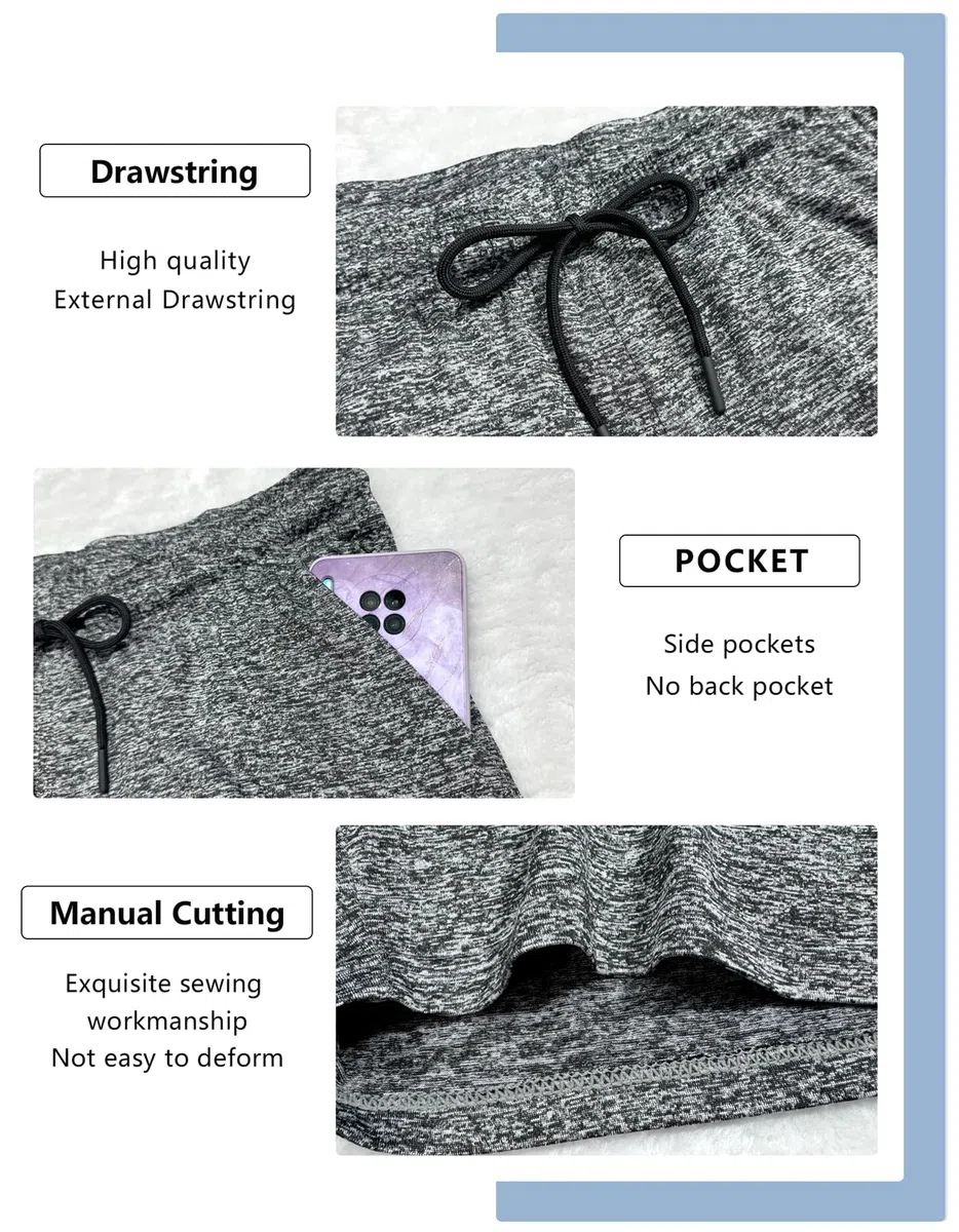Lehmanlin Pantaloncini Sportivi da Uomo Pantaloncini da Bodybuilder Running Shorts Quick Dry,5 Pollici