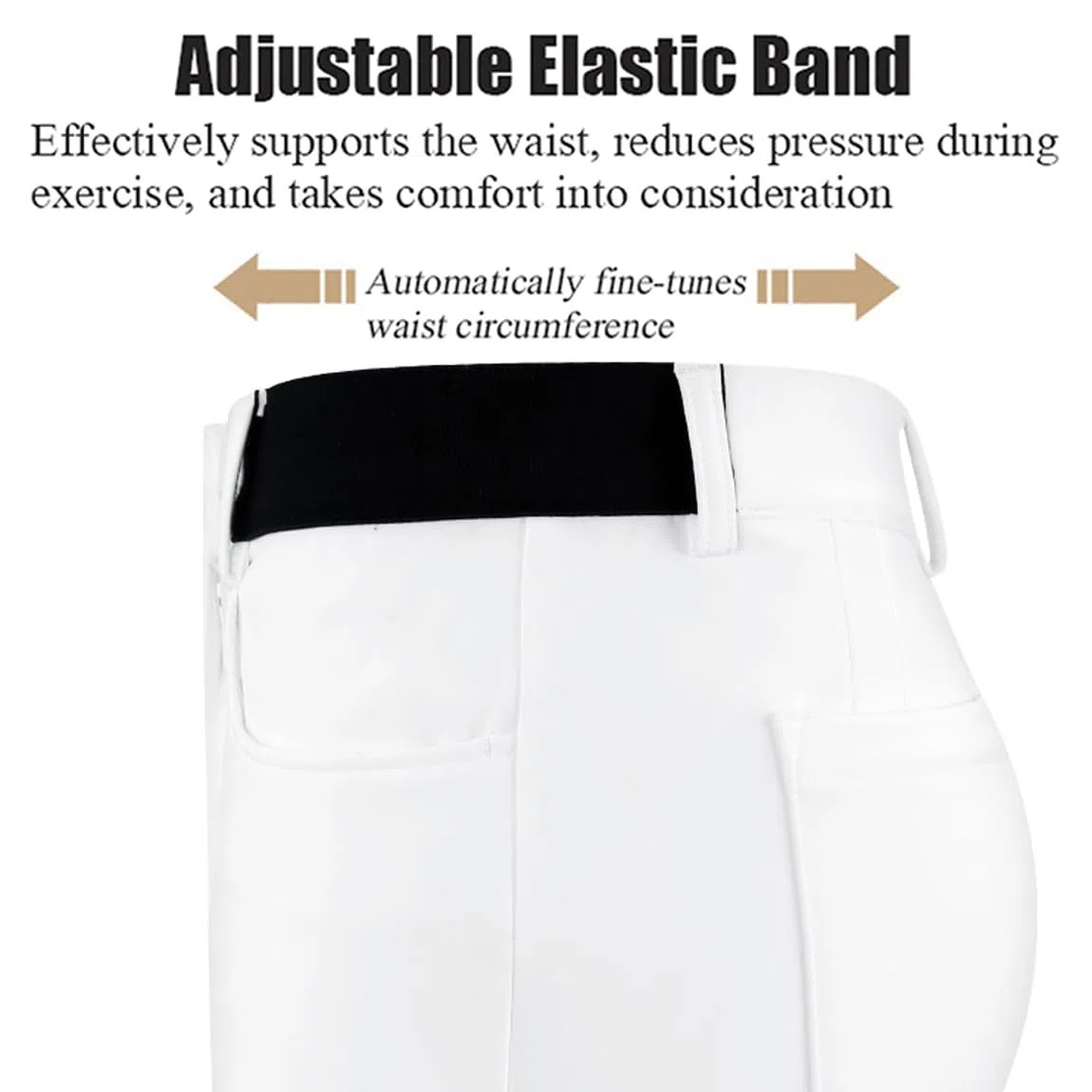 Pantaloni da Golf da Donna, Pantaloni Invernali in Pile Caldo Svasati, Pantaloni da Jogging Elasticizzati da Lavoro