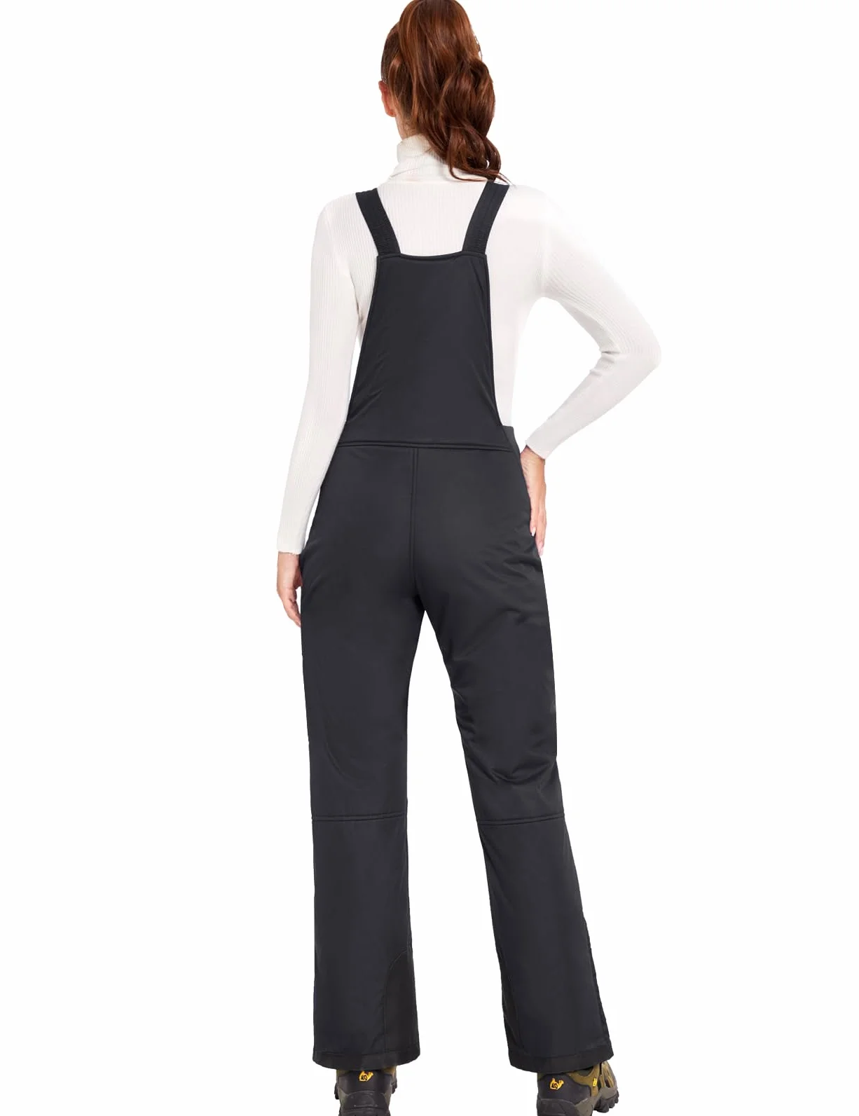 GEMYSE Donna Pantaloni da Sci Invernali Impermeabili Neve complessivi Tuta Snowboard con Bretelle Regolabili
