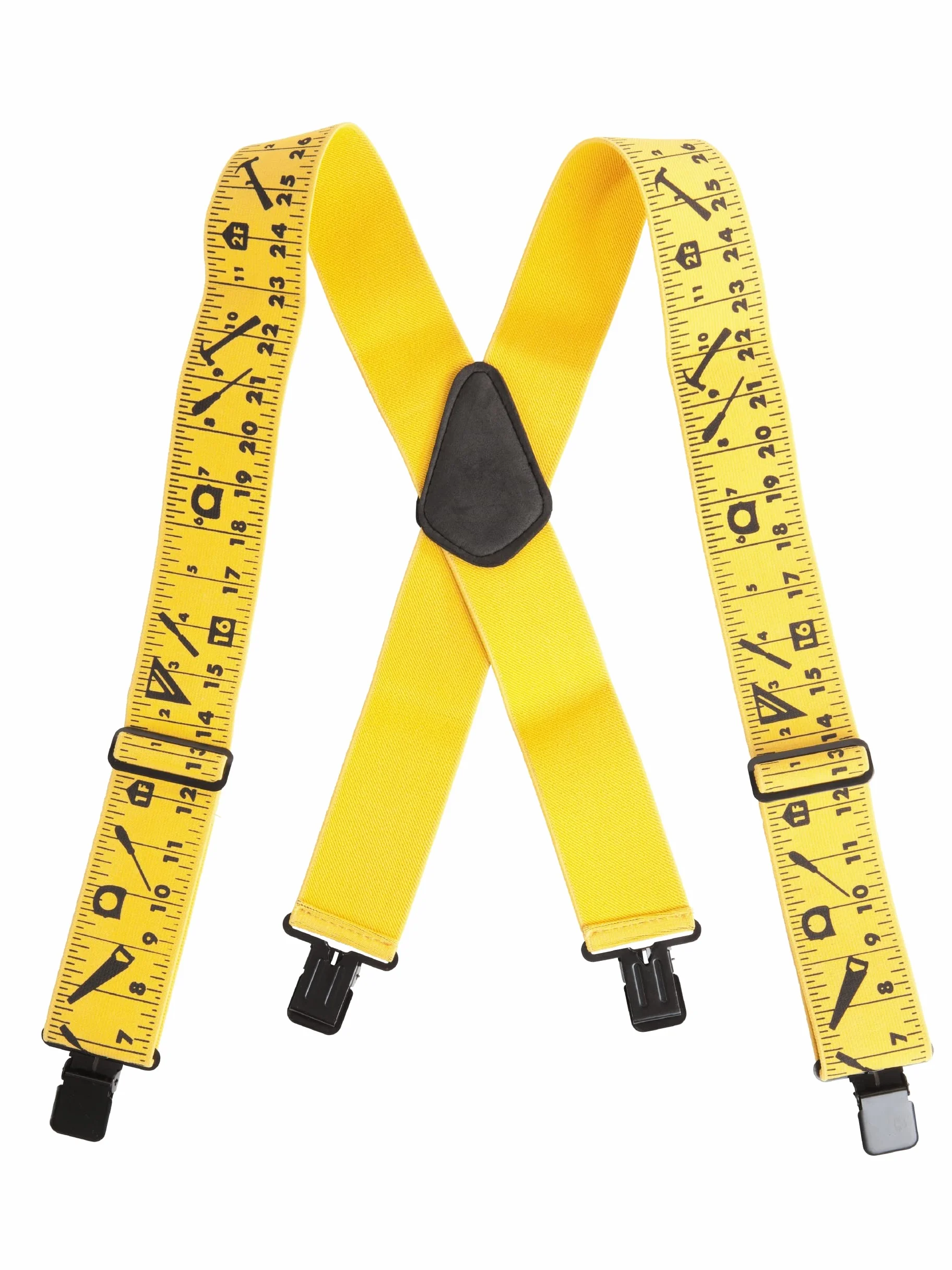 kwb Hosenträger, elastico, lunghezza 100 cm, Breite 5,1 cm maßbandträger, hosenträger herren,